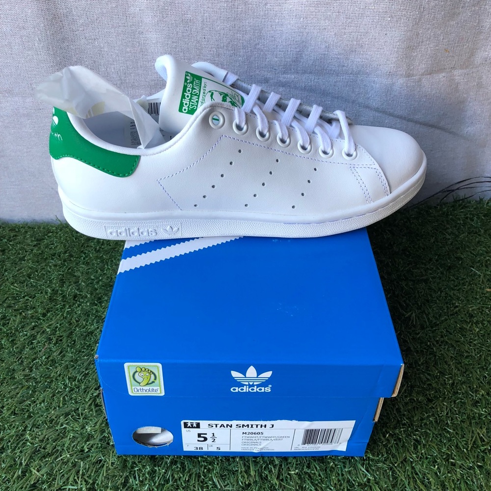 Adidas Kids Stan Smith J M20605 K1K2KS - Picture 2 of 8